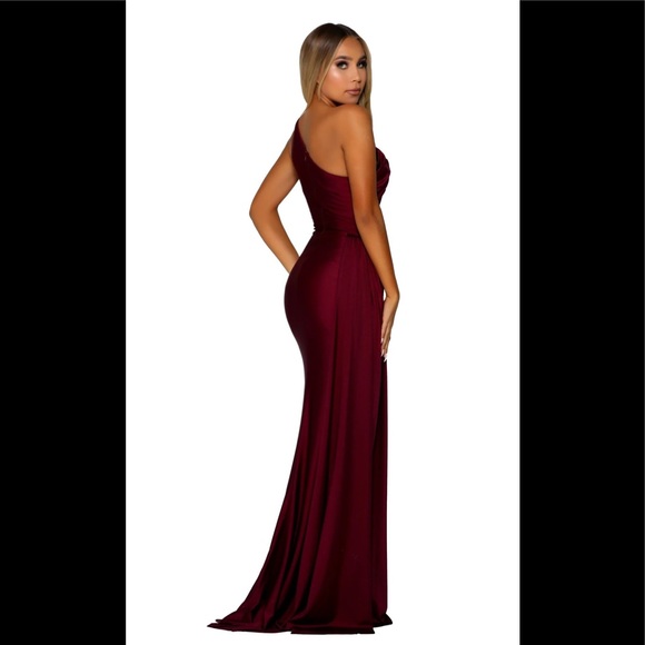 Portia & Scarlett PS6310 Plum Dress Size 12 - Picture 2 of 8